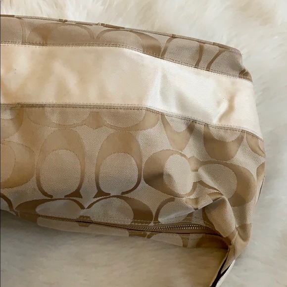 Coach | signature stripe monogram hobo bag - Picture 6 of 16